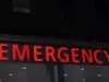 Hospital emergency department sign