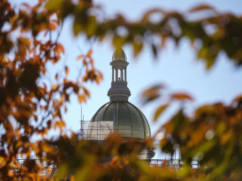 The New Jersey State House in Trenton, New Jersey, Wednesday, Nov. 10, 2021.