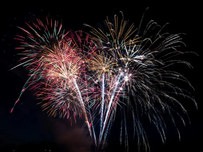 Stock photo of fireworks.